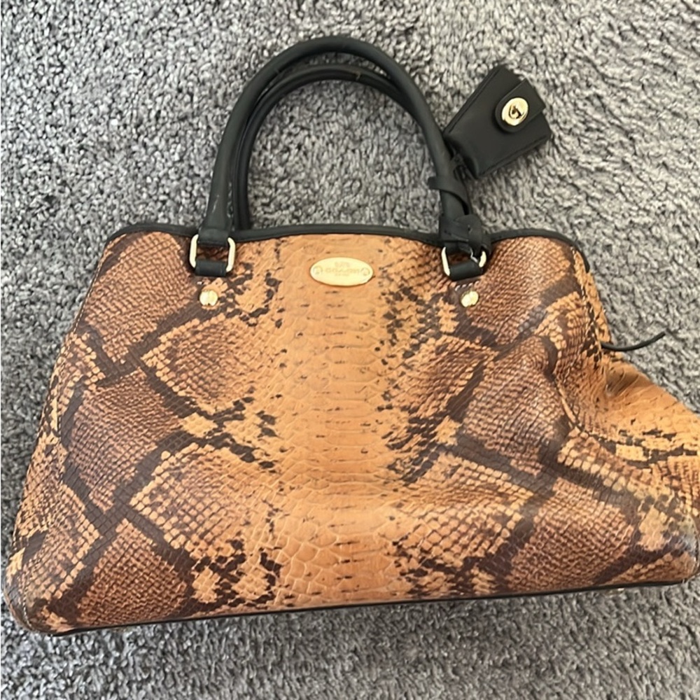 Snakeskin COACH Purse